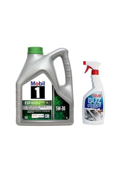 Mobil 1 Esp 5W-30 Motor Yağı 4 L + Gojo Buz Çözücü 750 ML