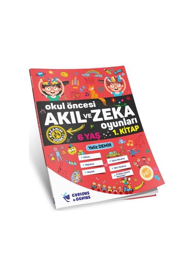 Okul Öncesi Akıl ve Zeka Oyunları 6 Yaş Seti 2 Kitap