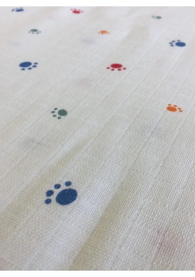 Unisex Beyaz Müslin Örtü 100x120