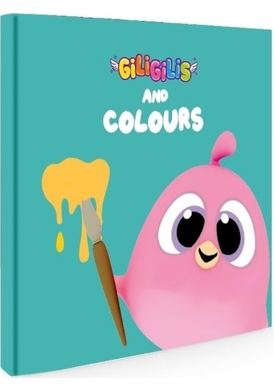 Giligilis and Colours - İngilizce Eğitici Mini Karton Kitap Serisi- Artenino Yayıncılık