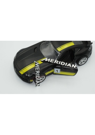 Meridian Logo Hoparlör Krom Metal 3M Logo Amblem 2 Li Set N11.2801