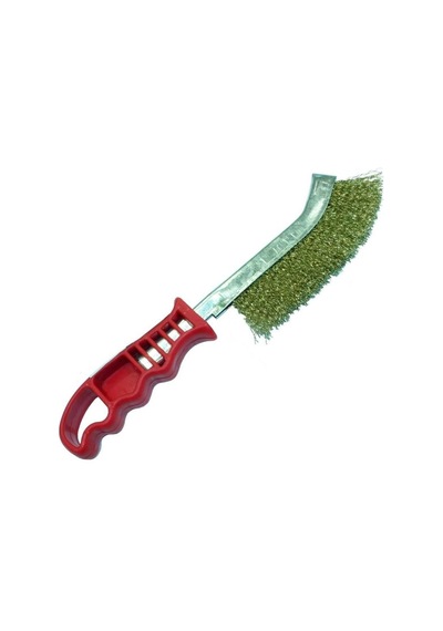 Partner Pt02044 Plastik Saplı Tel Fırça Sarı Telli