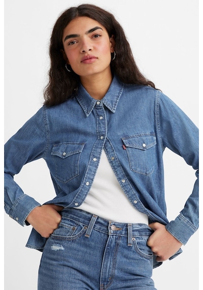 Levi's Kadın Mavi Denim Kot Gömlek - 16786-0017 001