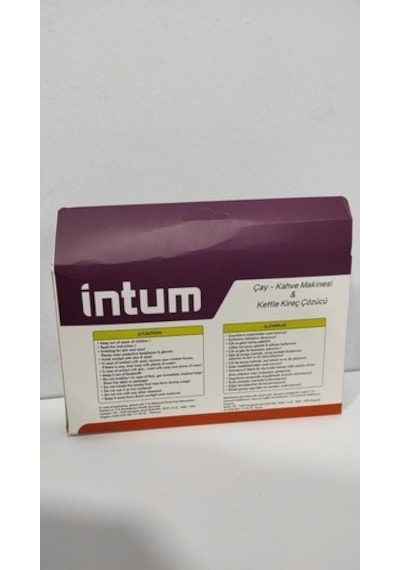 Intum Kettle Çay Makinesi Kireç Temizleyicisi