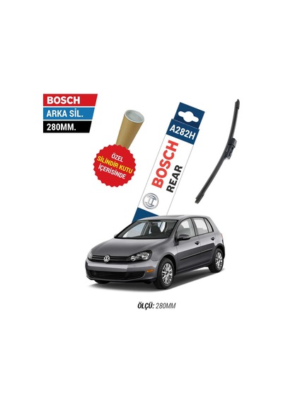 Bosch Rear A282H Vw Golf 6 Arka Silecek (2009-2012 5K1)