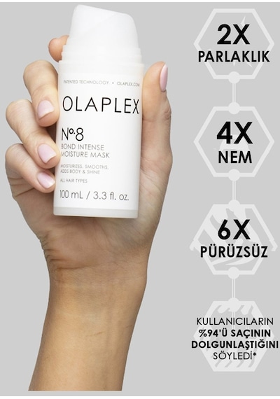 Olaplex Nº.8 Bond Intense Moisture Mask - Bağ &yoğun Onarıcı & Nemlendirici Maske 100 ML
