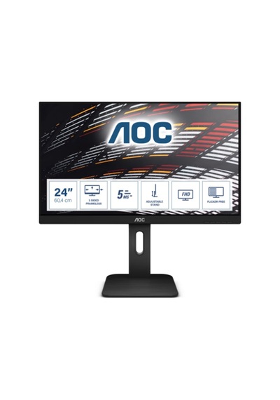 23.8 Aoc 24p1 Ips 5ms 60mhz 1xvga 1xhdmı 1xdp 1xdvı Fhd 1920x1080 Usb3.0 Hoparlör Çerçevesiz Düşük M