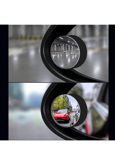 Livx Full Vision Kör Nokta Aynası 360 Derece Ayarlanabilir Çerçevesiz Gerçek Cam Ultra İnce 2 Adet Kna-01