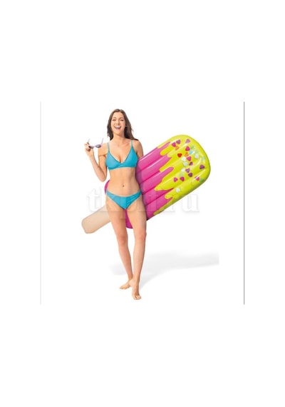 58766 Sprinkle Popsicle Gökkuşağı Buz Şeker Yatak Deniz Yatağı 183 X 66 Cm Pembe