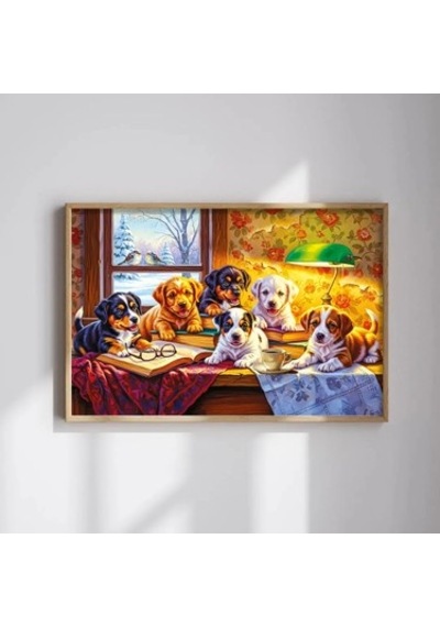 500 Parça Little Paws Eğlenceli Hayvan Yapbozu