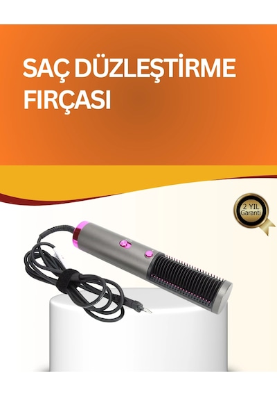 Çok Yönlü Kullanıma Uygun Saç Kurutma Ve Düzleştirme Fırçası