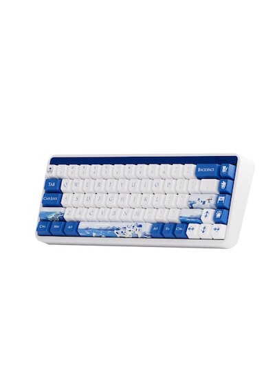 Akko JIN01 Santorini Rosewood Switch RGB Kablosuz Hotswap Mekanik Oyuncu Klavye