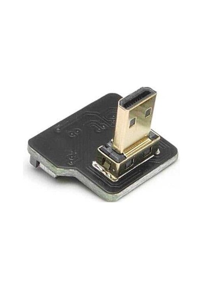 Micro Hdmı Plug - Dik - Sağ (L Tipi - Dıy Hdmı Kablo İle Birlikte
