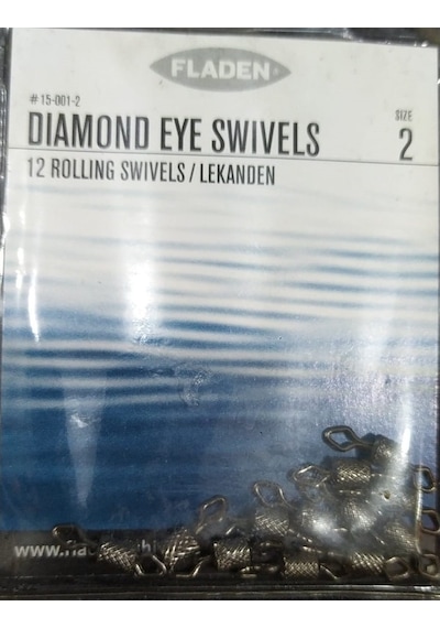 Dıamond 12 Rollıng Swıvels / Lekanden Fırdöndü -1/0-1-2-6-