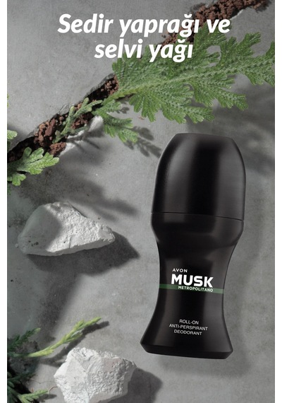 Avon Musk Metropolitano Erkek Roll-On Deodorant 50 ML
