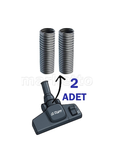 Arzum Ar 4095 Uyumlu 2 Adet Başlık Boğaz Hortumu