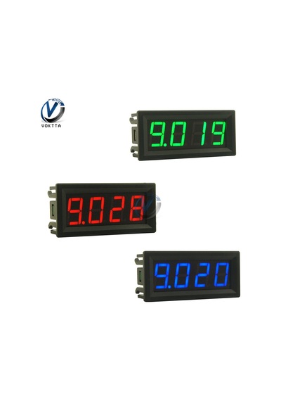 Dc 100v 10a-0.56'' Ampermetre Voltmetre 4 Bit Dijital Voltmetre Ampermetre Led Ekran Paneli Gerilim Akım Dedektörü Test Cihazı Metre Dc 0-100v 0-10a