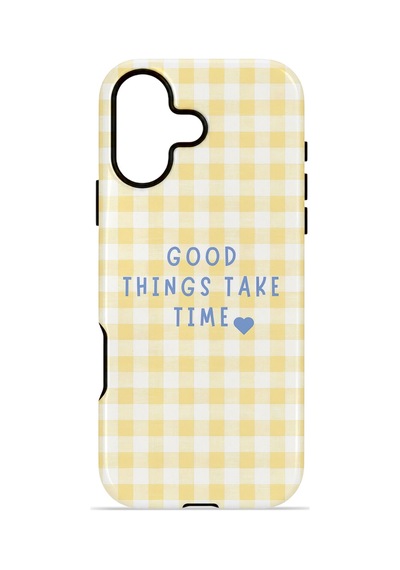 Apple iPhone Uyumlu 17 Vorian Çift Katmanlı Magsafe Kılıf Good Things Gingham