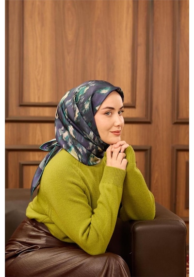 Silk Home Twill İpek Eşarp 11492-11 Koyu Mor