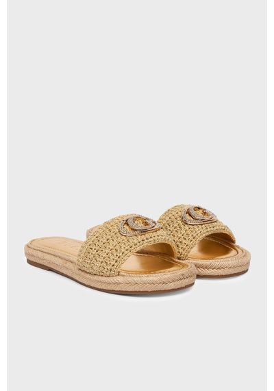 Guess Bayan Terlik Fljklı Fab03 Gold Gold-bej Gold-bej