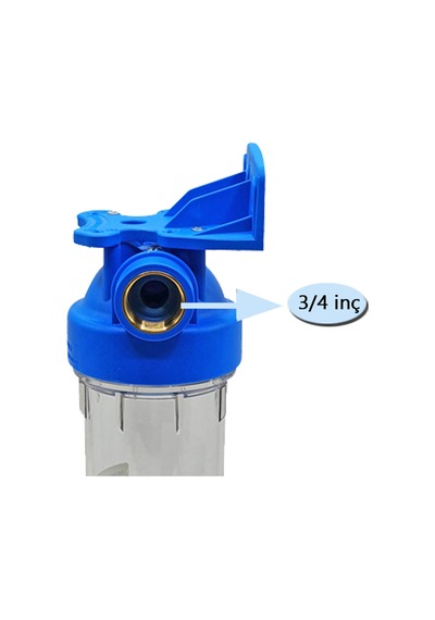 Atlas 10" Dp Mono Housıng 3/4'' Dolu Filtre Kabı - Silifozlu