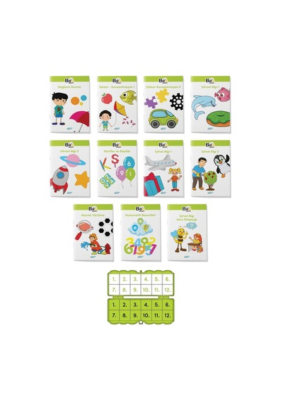 Bee Smart Görsel ve İşitsel Dikkat Seti 5-6 Yaş