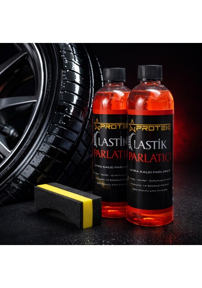 Protek Lastik Parlatıcı 2 Adet Ve Özel Lastik Süngeri