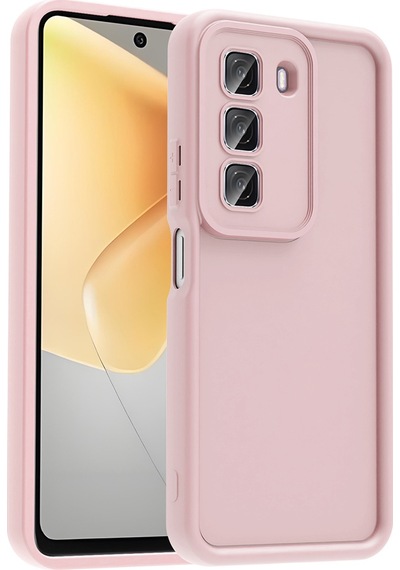 İnfinix Hot 50 4g Uyumlu Kılıf Kamera Korumalı Sys Ananas Kapak - Pembe Pembe