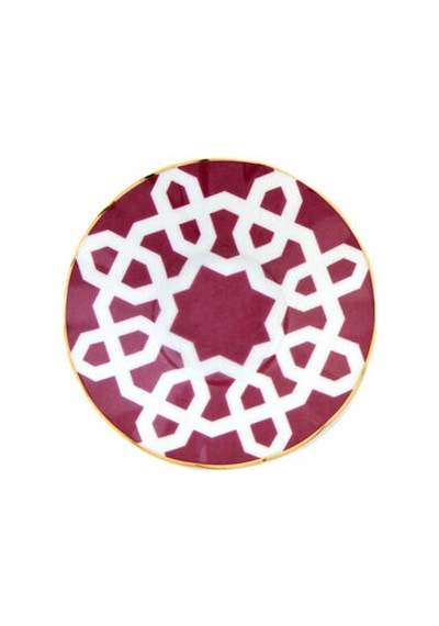 Porland Morocco 12 CM Çay Tabağı 6'lı Çok Renkli