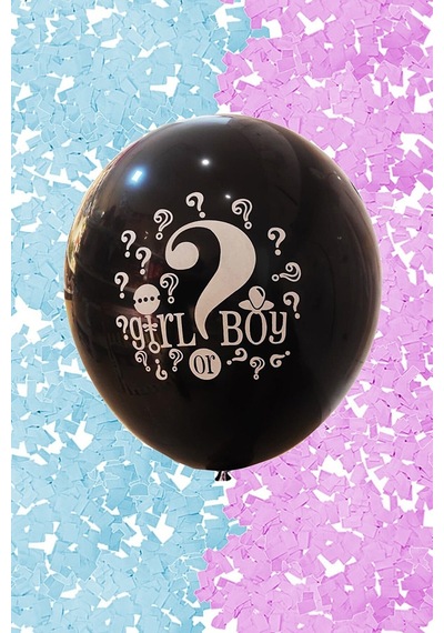 Kız Mı Erkek Mi Cinsiyet Belirleme Balonu Erkek Çocuk 36 İnç 90 Cm