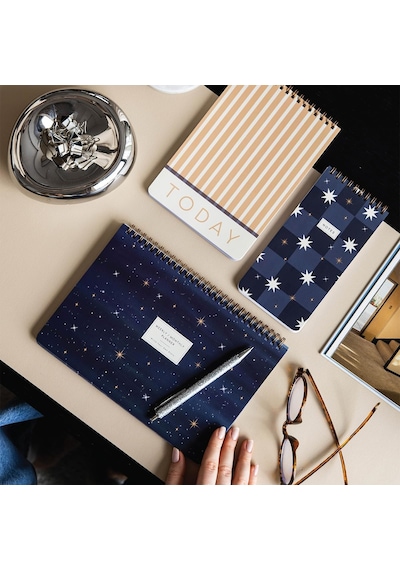 Haftalık Ve Günlük 3'lü Masaüstü Süresiz Planlayıcı Set - Galaksi