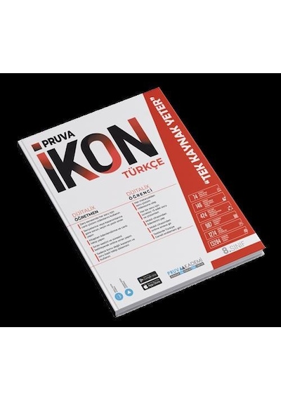 8. Sınıf İkon Türkçe Konu Anlatım Kitabı- Pruva Akademi