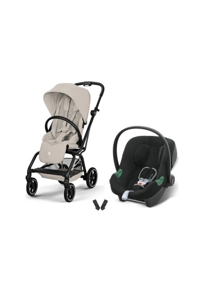 Eezy S Twist+2 Travel Sistem Dune Grey & Aton Volcano Black