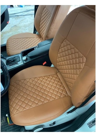Mercedes-Benz C180 Araca Özel Deri Oto Koltuk Kılıfı (488429866)
