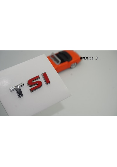Volkswagen Tsi Bagaj Krom Abs 3M 3D Logo Amblem 4