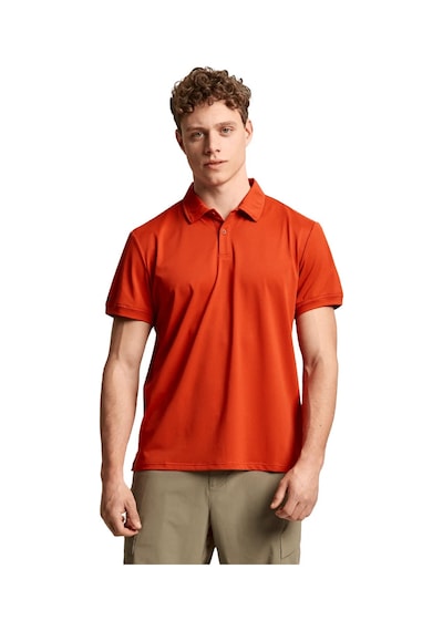 Slam Slam Tech Pique Polo Erkek Bej Tişört W37 KIREMIT