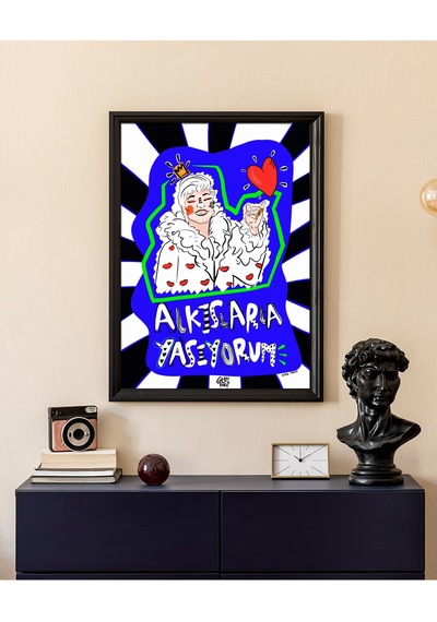 Anason İşleri Başımda Tacım Poster 50x70cm