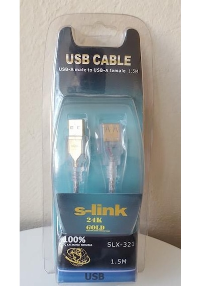 S-Link Slx-321 - 1.5M Usb Uzatma Kablosu