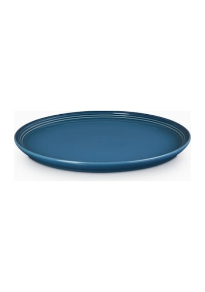 Le Creuset Coupe Kahvaltı Tabağı Modern Seramik Tasarım 22 Cm Koyu Turkuaz