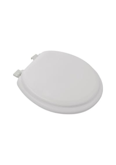 Yumuşak Puf Süngerli Ergonomik Rahat Beyaz Renk Klozet Kapağı