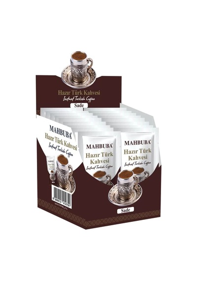 Mahbuba Sade Şekersiz Hazır Türk Kahvesi 12x6gr