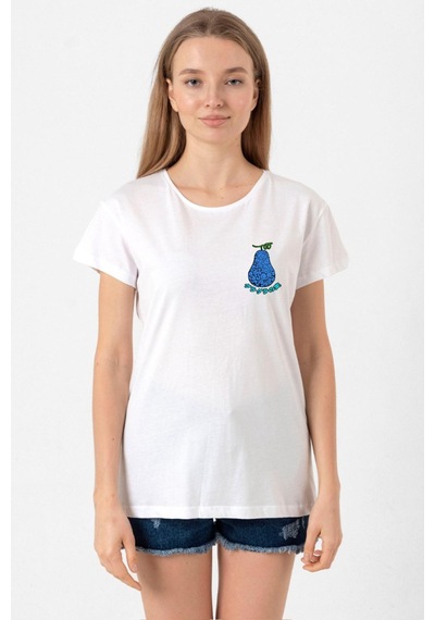 One Piece Anime Gura Gura Devil Fruit Beyaz Kadın Bisikletyaka Tshirt 001