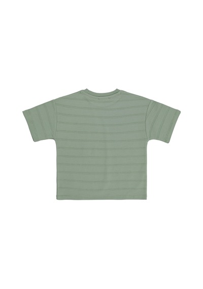 Civil Boys Basic Önü Cepli 2-5 Yaş Tişört - Yeşil Çağla Yeşili
