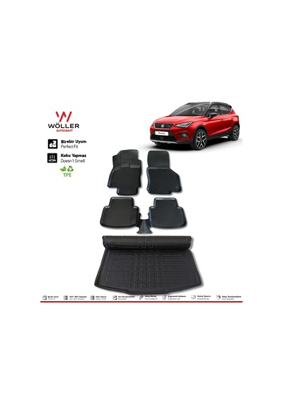 Seat Arona Paspas Bagaj Havuzu 2017 Sonrası 3D Wöller