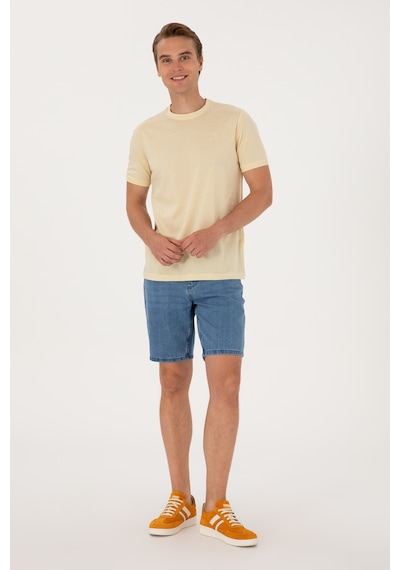 U.s. Polo Assn. Erkek Mavi Şort Jean 50304411-dn0022 Mıd Blue