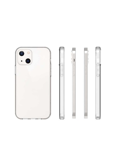 Zore İphone 13 Uyumlu Ogaa Süper Silikon Kılıf-renksiz