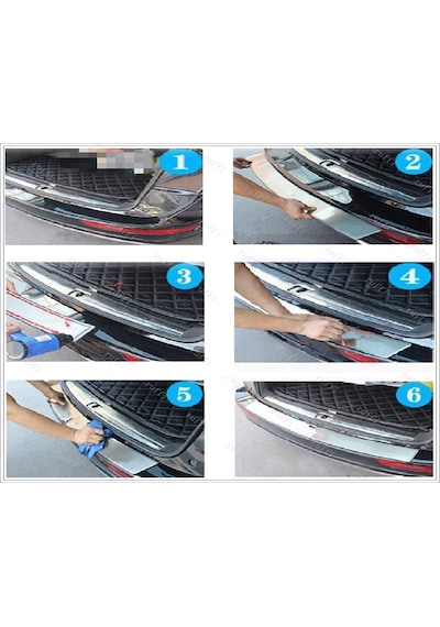 Vw Tiguan Krom Arka Tampon Üstü Koruma 2016 ve Üzeri P.Çelik