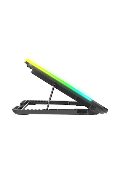 Rampage Sixpower R9 6 Fan RGB Telefon Tutuculu USB Çoklayıcı Notebook Soğutucu Stand