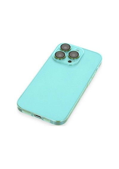 Apple Uyumlu iPhone 14 Pro Max Kılıf Armada Lensli Kapak Yeşil,