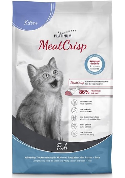 Platinum Meatcrisp Balıklı Yavru Kedi Maması 1,5 Kg